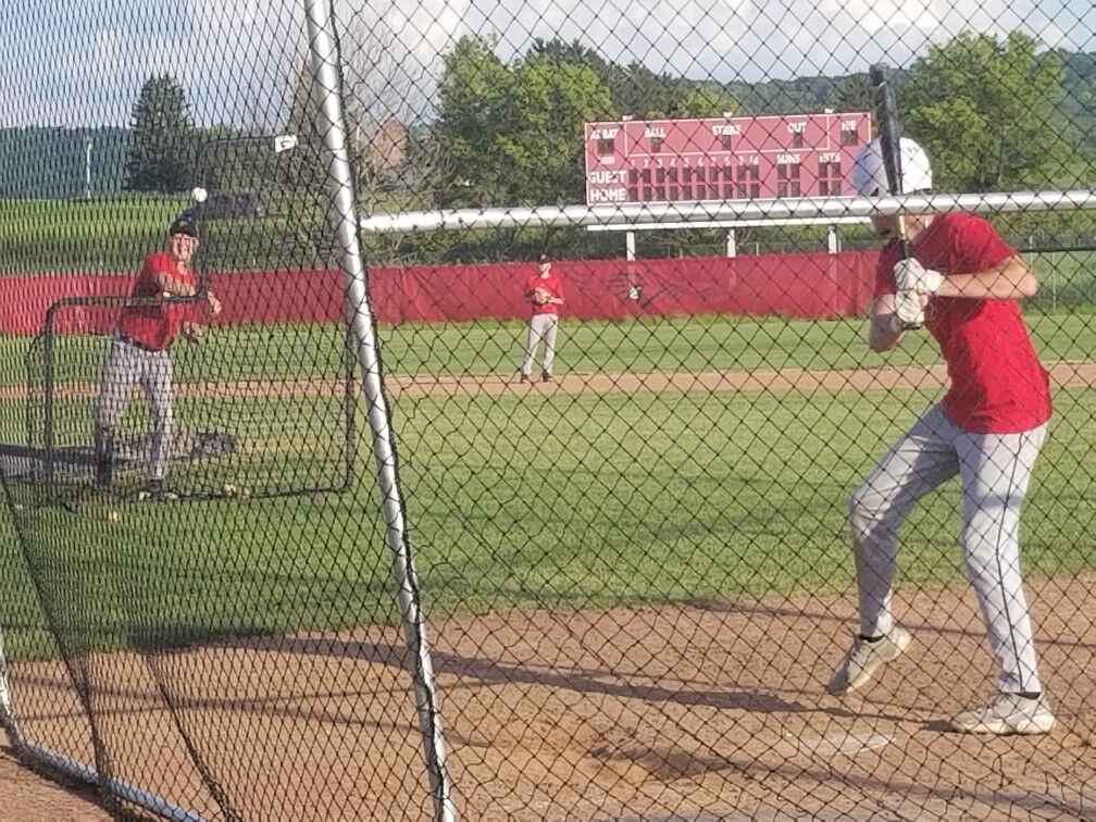 Bangor baseball photo practice